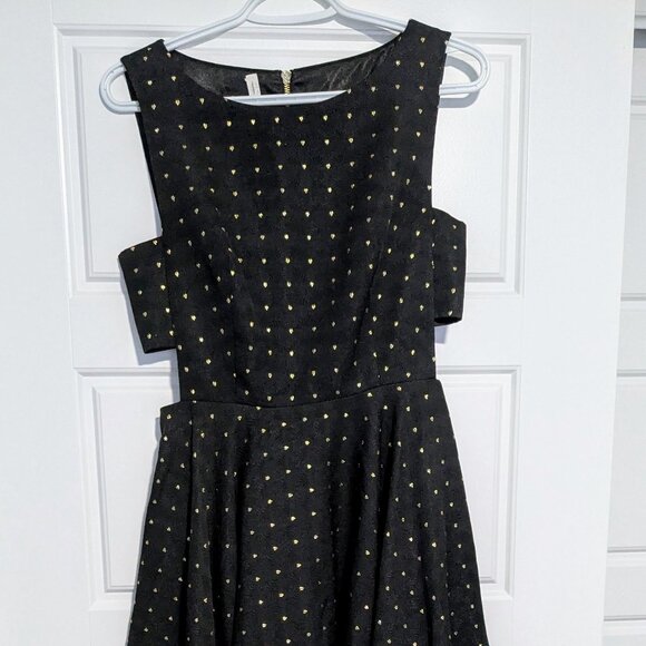 Ted Baker Lysanda Cut Out Jacquard Dress - Picture 3 of 6